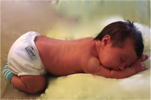 newborn baby real nappies