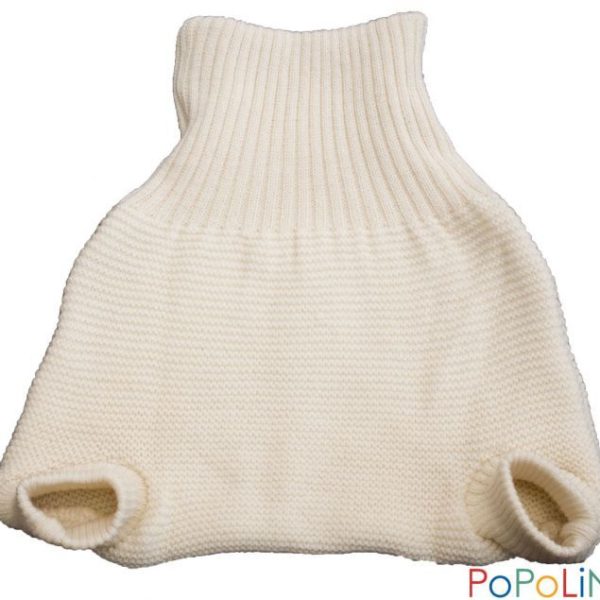 Popolini nadrág fazonú biogyapjú pelenkakülső - natúr