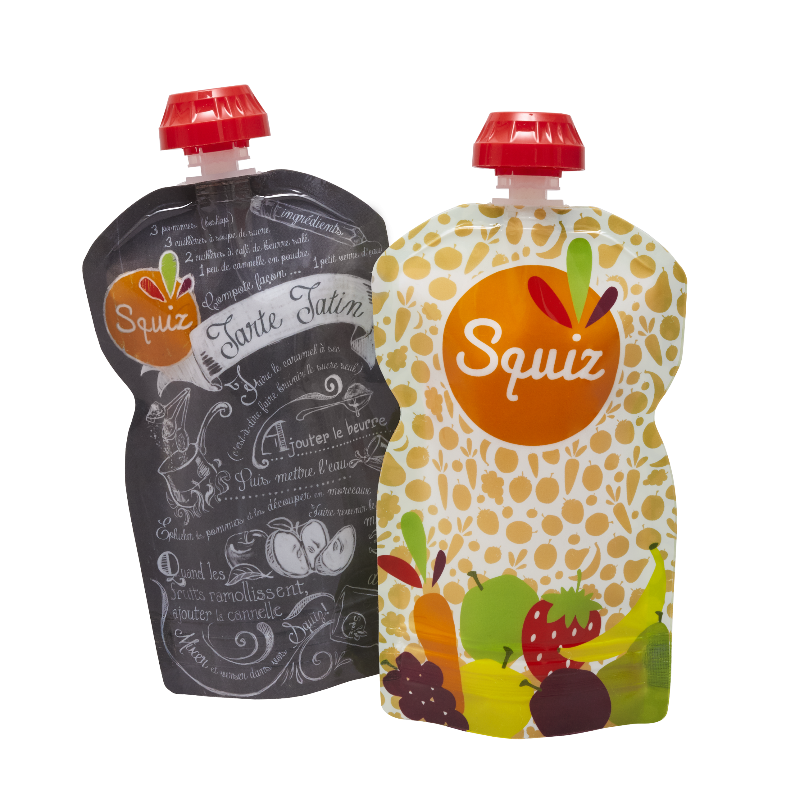 Squiz újratölthető ételtasak 2 db/csom - Foodie