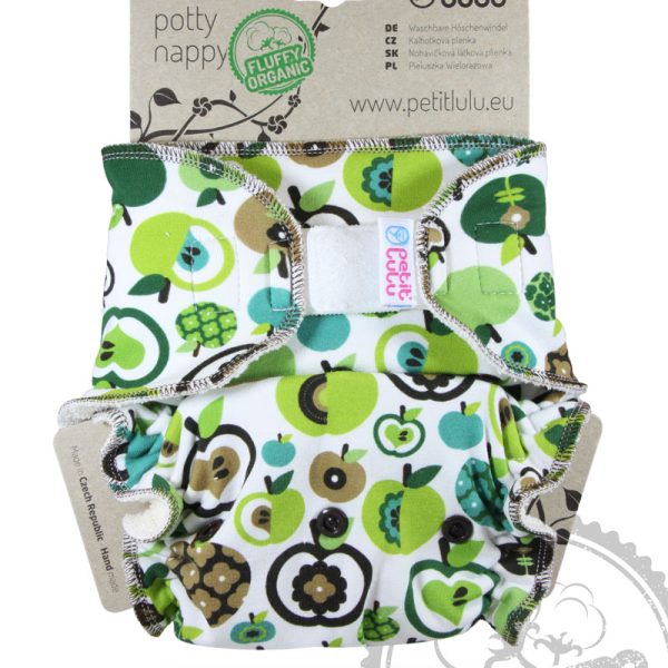 Petit Lulu Organic Maxi Night éjszakai nadrágpelenka - Zöldalma