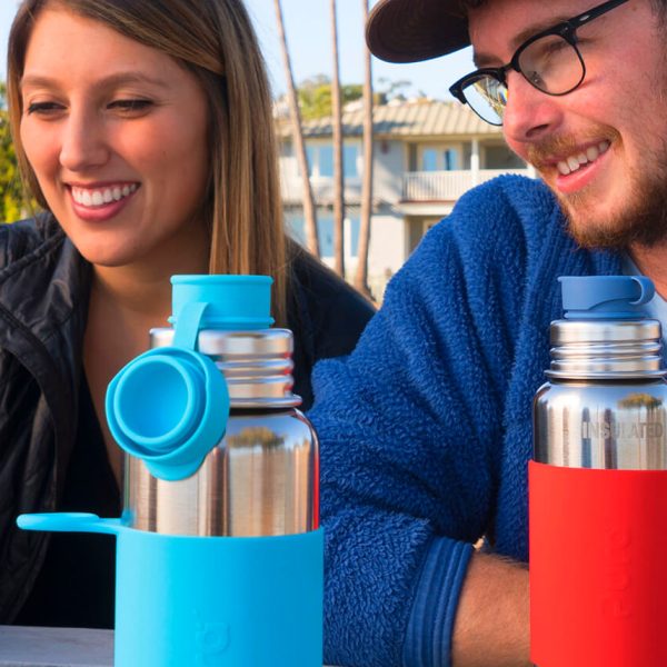 Pura BIG MOUTH® szilikon sportkupak I Vízkék