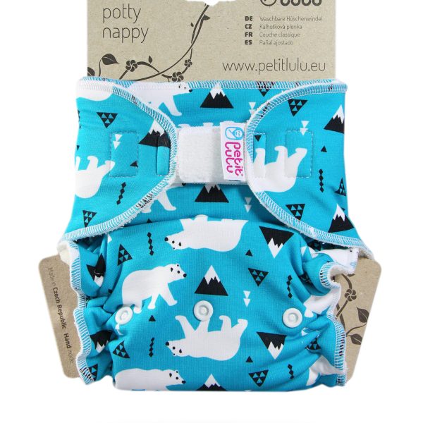 Petit Lulu Maxi Night éjszakai nadrágpelenka-Jegesmedvék