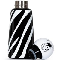 Lund Skittle Mini BPA mentes acél kulacs - Zebra (300 ml)