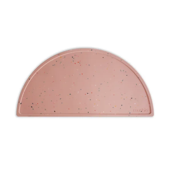 Mushie tányéralátét - Rózsaszín konfetti