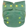 Puppi gyapjú mosható pelenka külső V3 - Green Herringbone