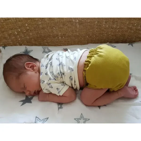 Puppi gyapjú mosható pelenka külső Mini os - Olive Grove tépőzáras