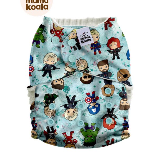 Mama Koala bambuszos zsebes pelenka - Szuperhősök