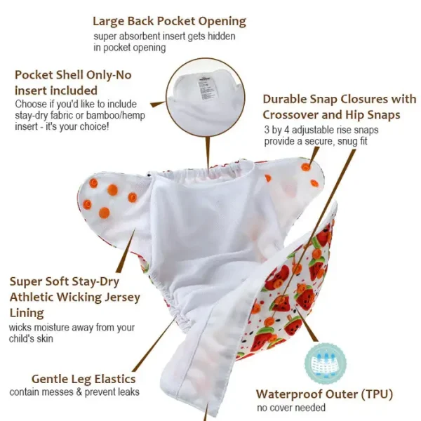 Mama Koala AWJ belsejű zsebes pelenka 2.0