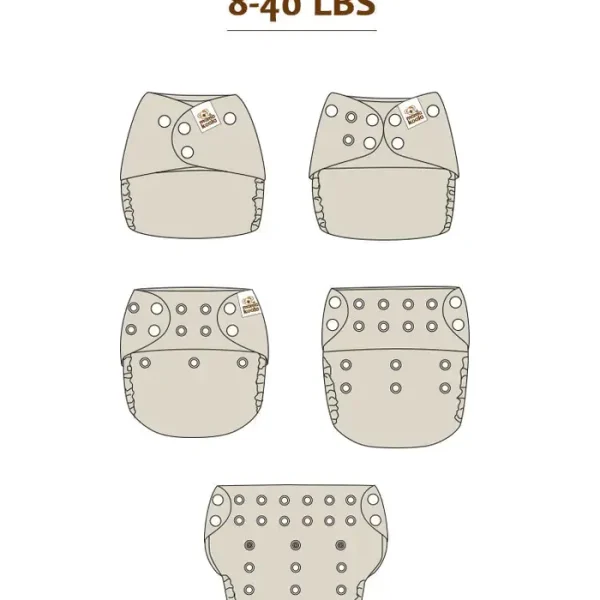 Mama Koala AWJ belsejű zsebes pelenka 2.0