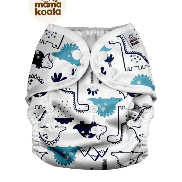 Mama Koala mosható pelenka külső - Dínók