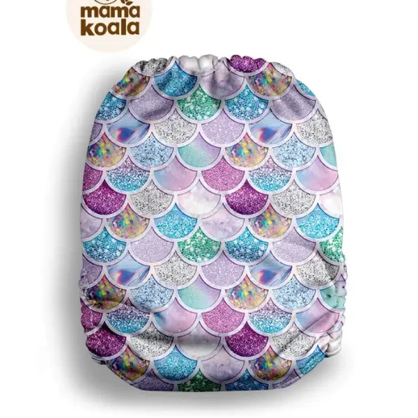 Mama Koala AWJ belsejű zsebes pelenka 2.0 - Csillámló pikkelyek