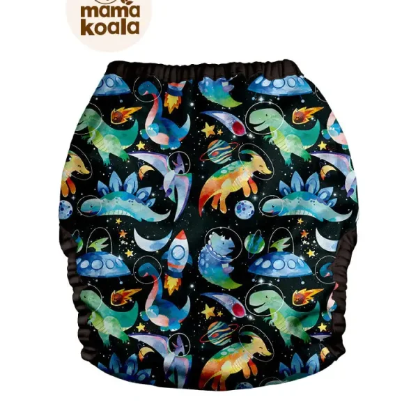 Mama Koala mosható pelenka külső - Dínók az űrben