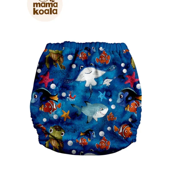 Mama Koala mosható pelenka külső - Tengeri állatok