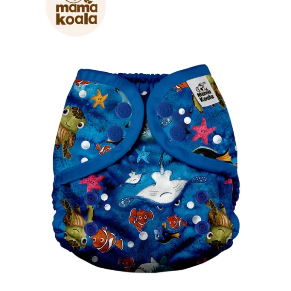 Mama Koala mosható pelenka külső - Tengeri állatok