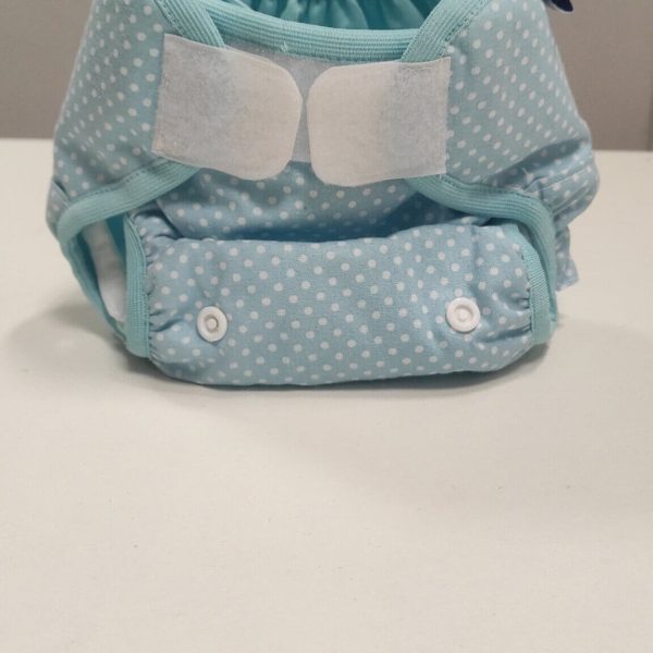 Puppee tépőzáras pelenkakülső - Kék pöttyös (S méret)