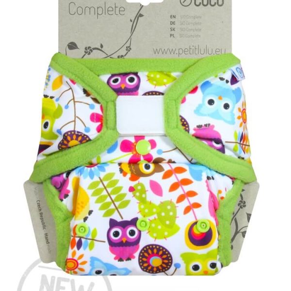 Petit Lulu sio mosható pelenka - új verzió - Boldog bagoly