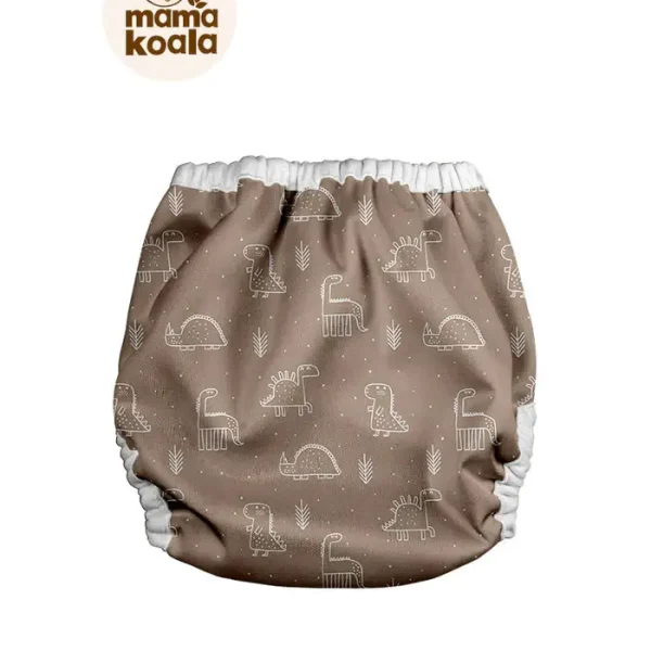 Mama Koala mosható pelenka külső (3-8 kg) - Dínók (patentos)
