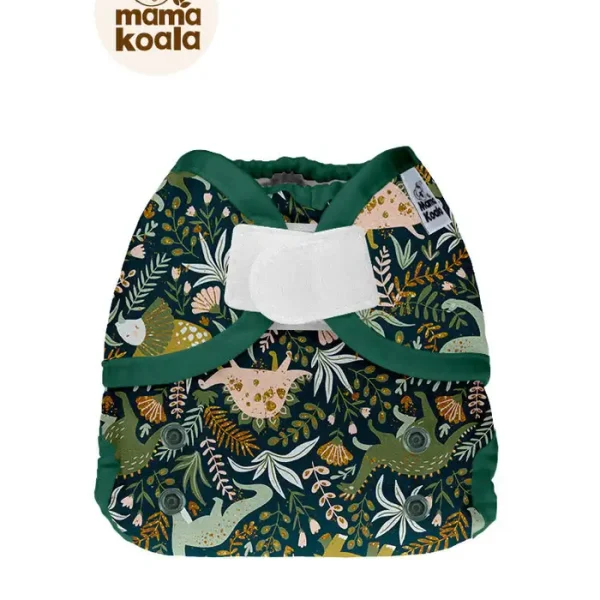 Mama Koala mosható pelenka külső (3-8 kg) - Dínók és növények (tépőzáras)