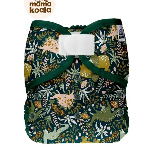 Mama Koala mosható pelenka külső (8-18 kg) - Dínók és növények (tépőzáras)