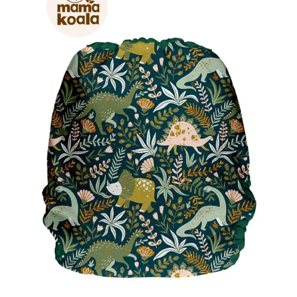 Mama Koala mosható pelenka külső (8-18 kg) - Dínók és növények (tépőzáras)