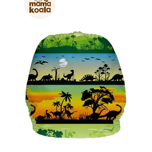 Mama Koala mosható pelenka külső (3-8 kg) - Dínóvilág (tépőzáras)