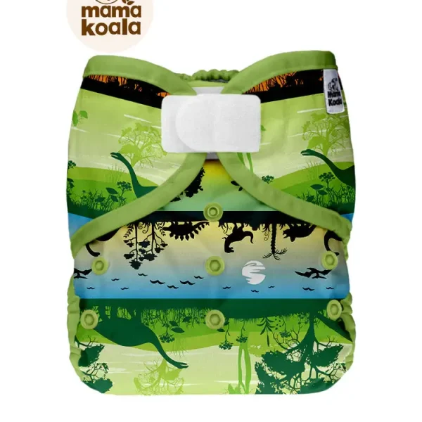 Mama Koala mosható pelenka külső (8-18 kg) - Dínóvilág (tépőzáras)