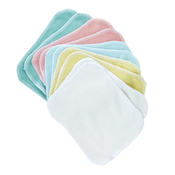 TotsBots mosható törlőkendő szett - Pasztell színek