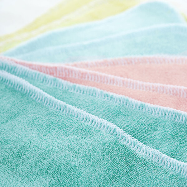 TotsBots mosható törlőkendő szett - Pasztell színek