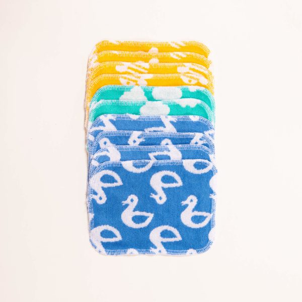 TotsBots mosható törlőkendő szett - Úszás és repülés