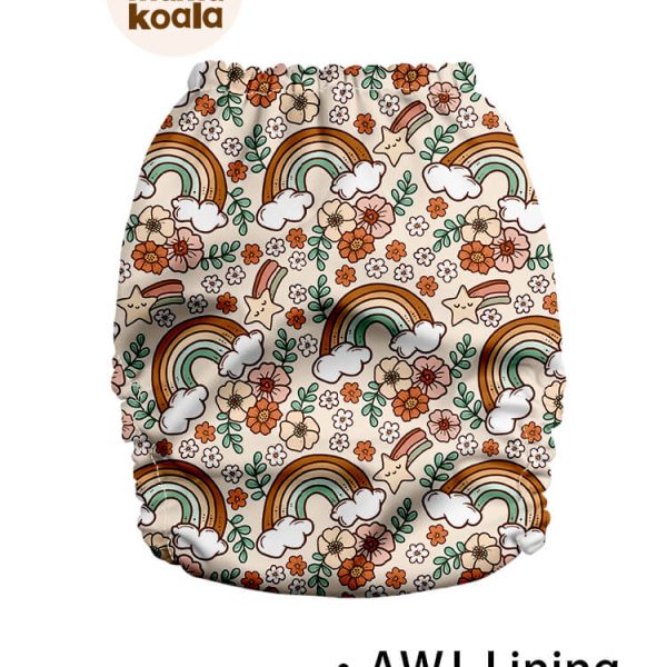 Mama Koala AWJ belsejű zsebes pelenka 2.0 - Szivárványvilág