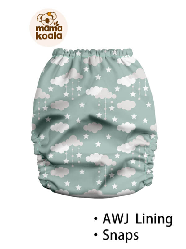 Mama Koala AWJ belsejű zsebes pelenka 2.0 - Felhők