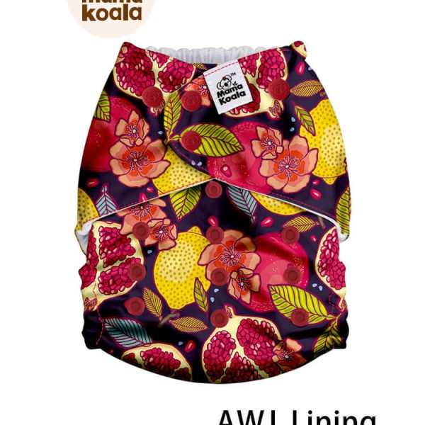 Mama Koala AWJ belsejű zsebes pelenka 2.0 - Gránátalma és citrom