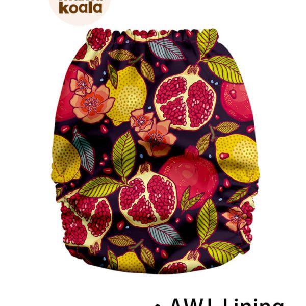 Mama Koala AWJ belsejű zsebes pelenka 2.0 - Gránátalma és citrom