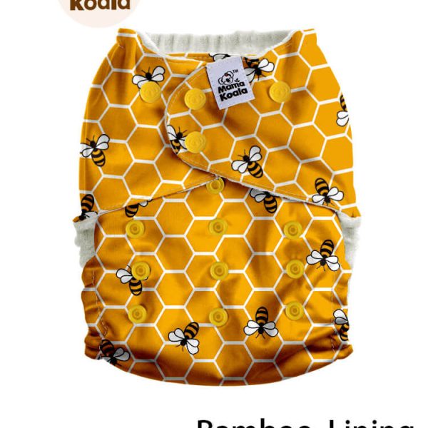 Mama Koala bambuszos zsebes pelenka - Méhkaptár