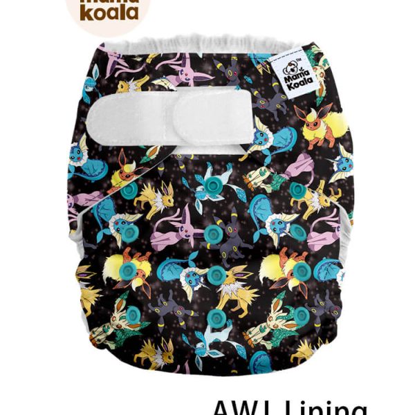 Mama Koala AWJ belsejű zsebes pelenka 2.0 - Sárkányok (tépőzáras)