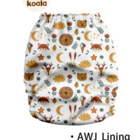 Mama Koala AWJ belsejű zsebes pelenka 2.0 - Édes természet (tépőzáras)
