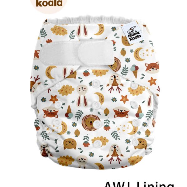 Mama Koala AWJ belsejű zsebes pelenka 2.0 - Édes természet (tépőzáras)