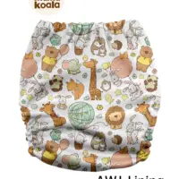 Mama Koala AWJ belsejű zsebes pelenka 3.0 - Állati parádé