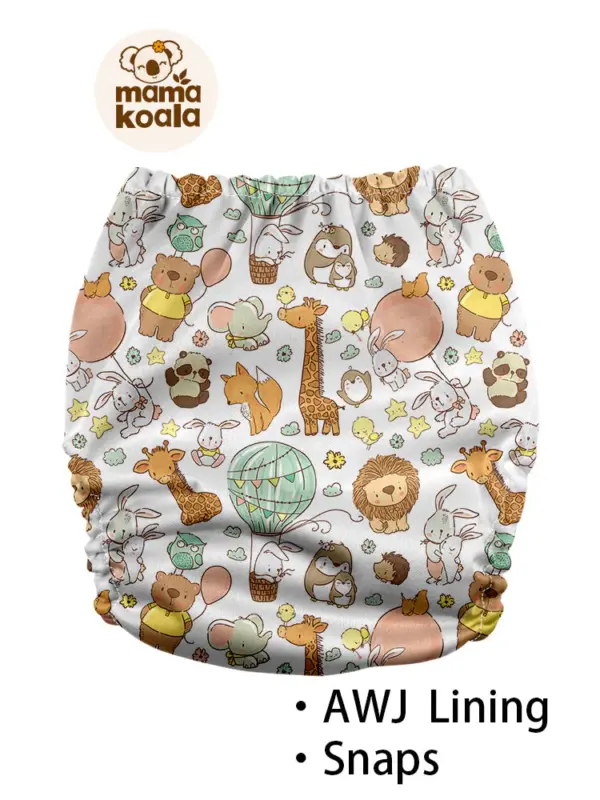 Mama Koala AWJ belsejű zsebes pelenka 3.0 - Állati parádé