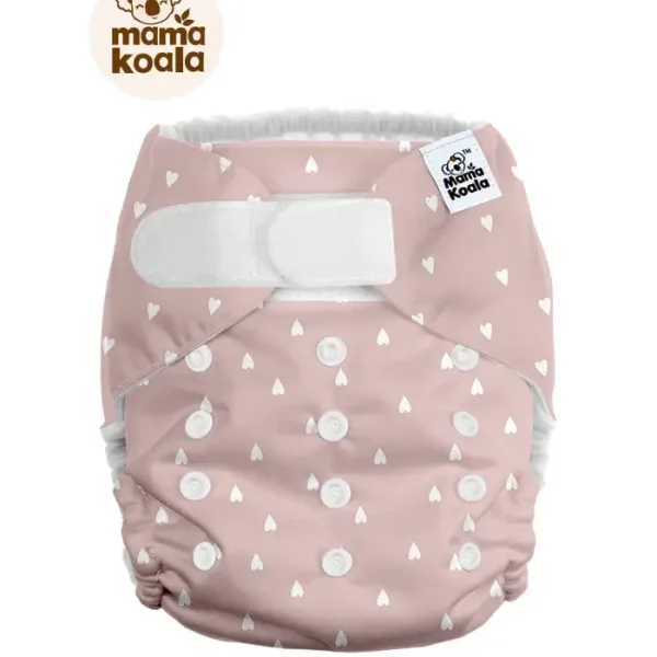 Mama Koala zsebes pelenka 2.0 - Szívecskék (tépőzáras)