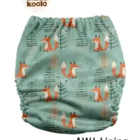 Mama Koala AWJ belsejű zsebes pelenka 3.0 - Rókák a fenyőknél