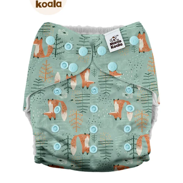 Mama Koala AWJ belsejű zsebes pelenka 3.0 - Rókák a fenyőknél