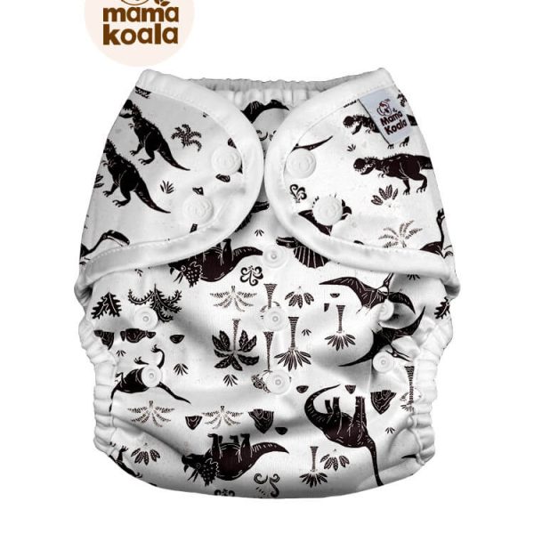 Mama Koala mosható pelenka külső (8-18 kg) - Dinoszauruszok (patentos)