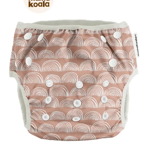 Mama Koala úszópelenka- Barna pikkelyek (M-es méret)