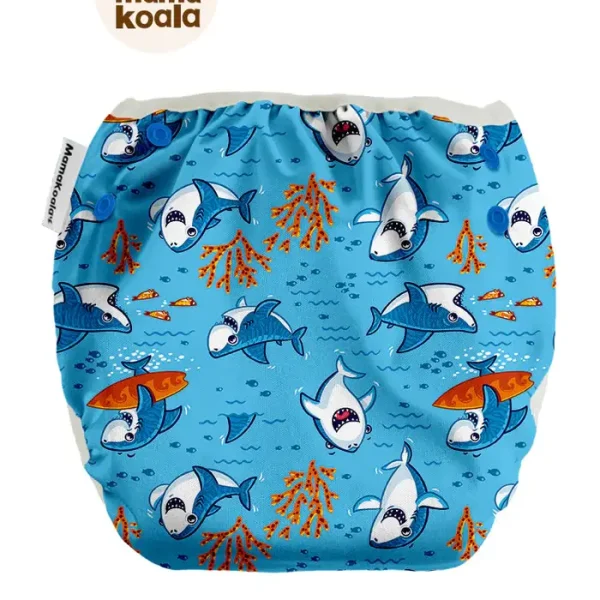 Mama Koala úszópelenka- Cápák (M-es méret)