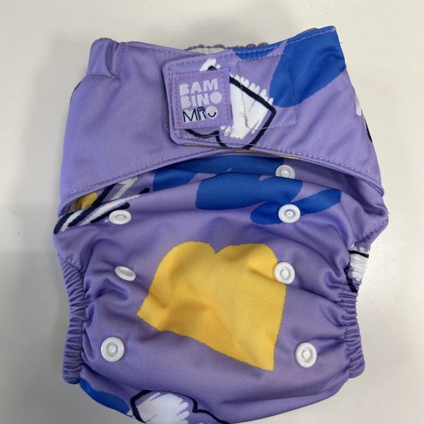 Bambino Mio all in one pelenka - Lila mintás