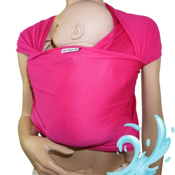 Magyarinda® fürdős hordozókendő - Pink