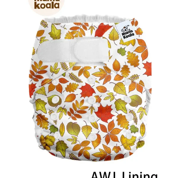 Mama Koala AWJ belsejű zsebes pelenka 3.0 - Róka a levelekben