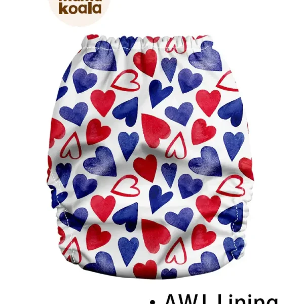 Mama Koala AWJ belsejű zsebes pelenka 3.0 - Szívecskék