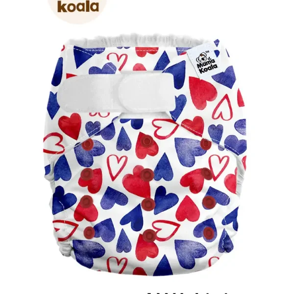 Mama Koala AWJ belsejű zsebes pelenka 3.0 - Szívecskék